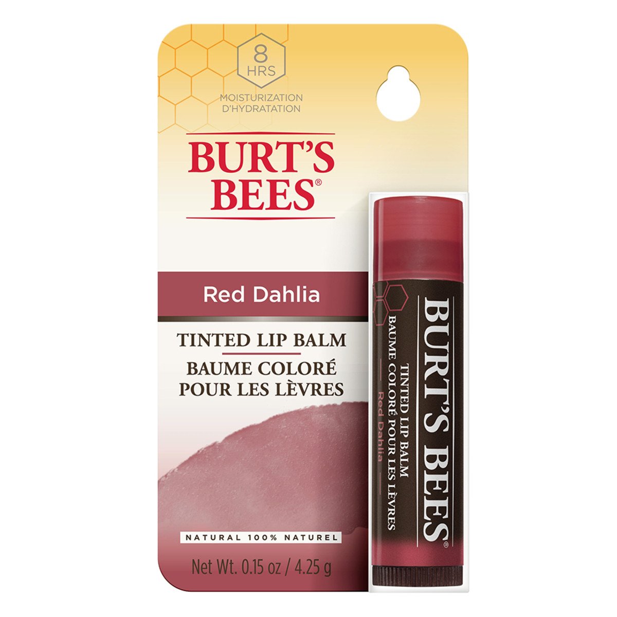Burt'S Bees Lip Balm Tinted Red Dahlia 4.25g