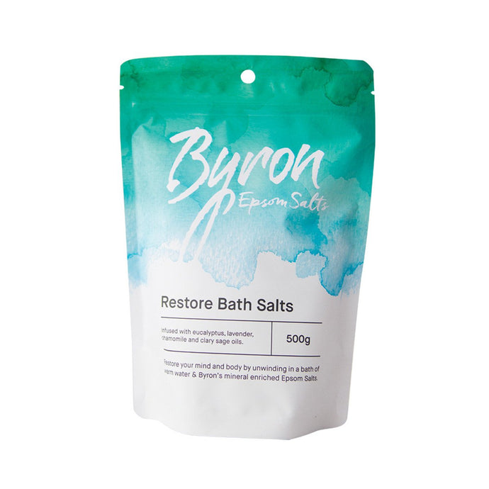 Byron Bath Salts Epsom Salts Restore Bath Salts 500g