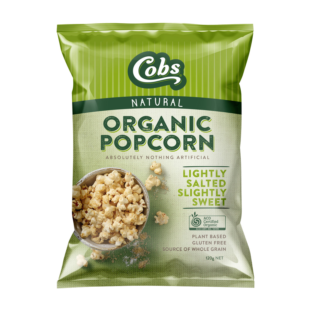 Cobs Popcorn Organic Salted & Sweet 120g (1 Carton x 12)
