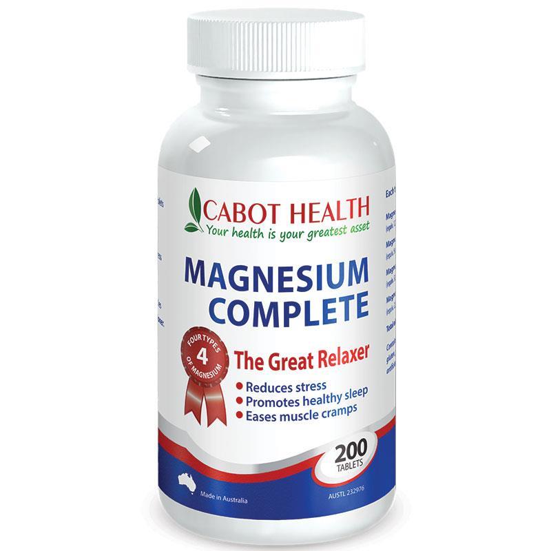 Cabot Health Magnesium Complete 200 Tablets