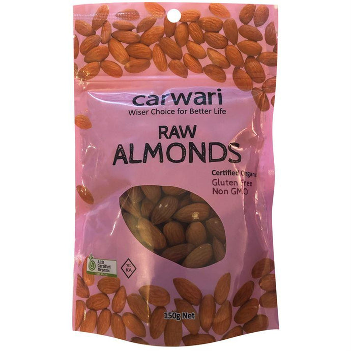 Carwari Organic Almonds Raw 150g