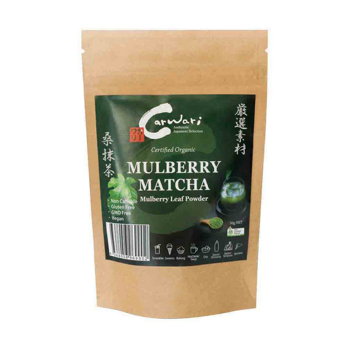 Carwari Organic Matcha Mulberry Leaf Powder 50g