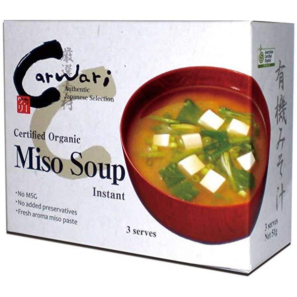 Carwari Organic Miso Soup Instant 3pk