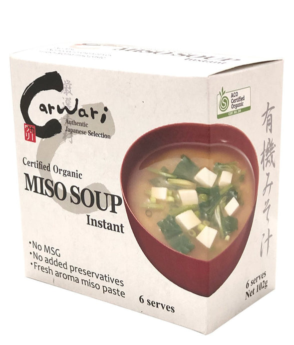 Carwari Organic Organic Instant Miso Soup 102g 6pk