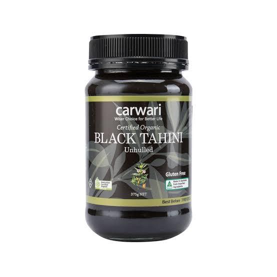 Carwari Organic Tahini Black 375g