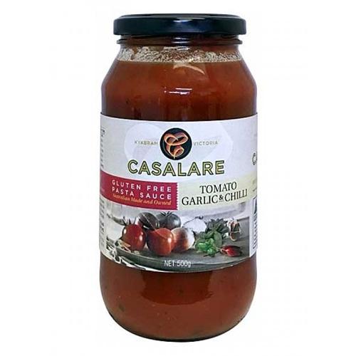 Casalare Pasta Sauce Tomato Garlic Chil 500g