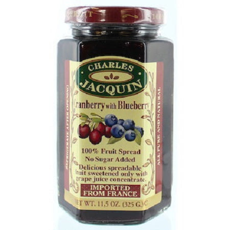 Charles Jacquin Fruit Spread Cranberry & Blueb 325g