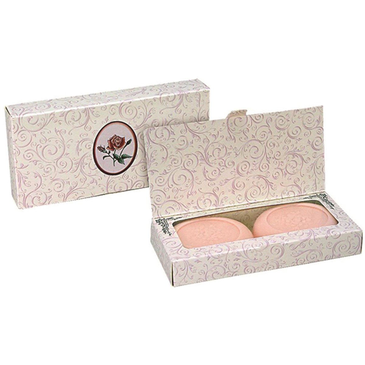 Clover Fields Boxed Round Soap Just Roses x 2 Pack