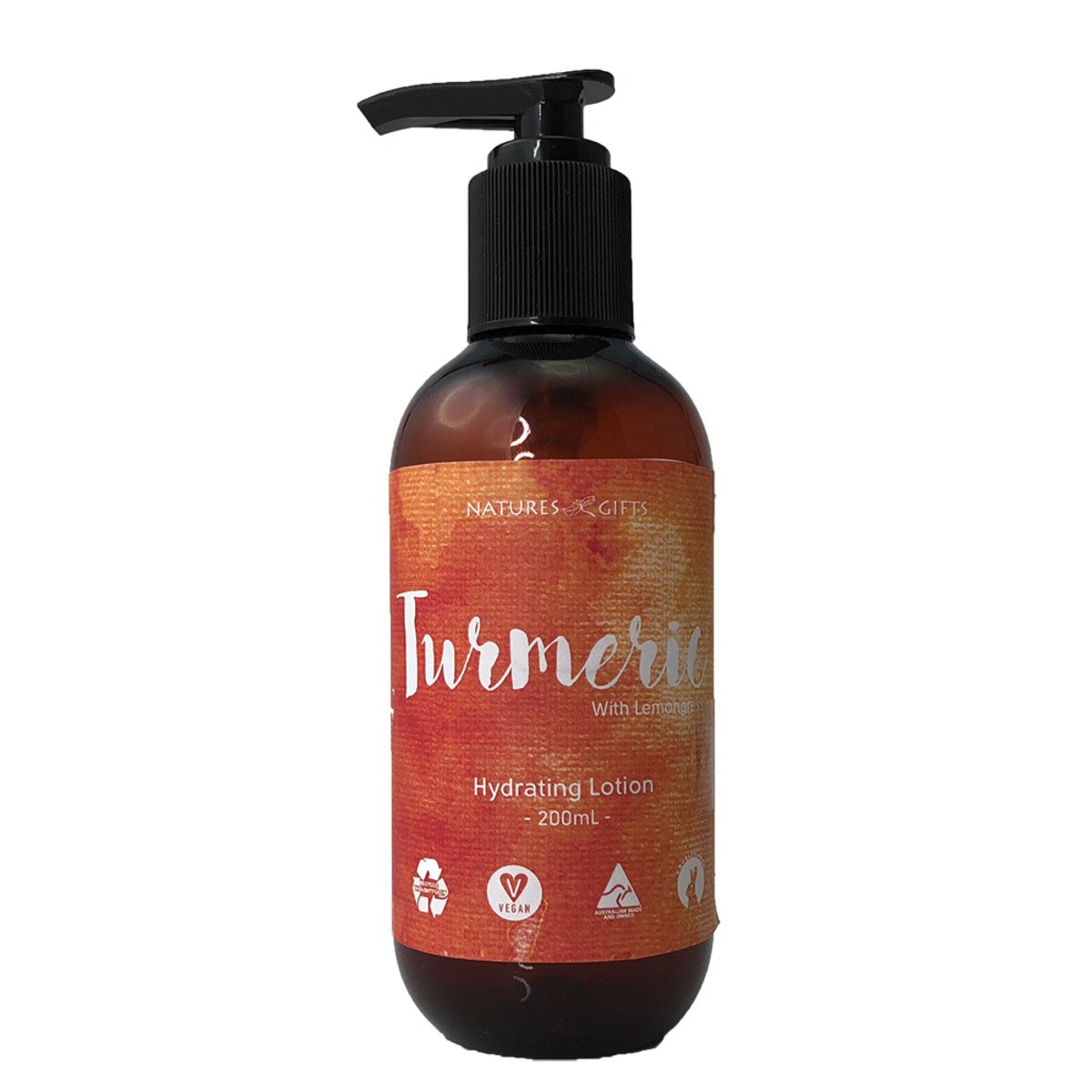 Clover Fields Nature'S Gifts Turmeric With Lemongrass Hydrating Lotion 200ml