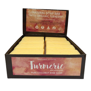 Clover Fields Nature'S Gifts Turmeric With Lemongrass Soap 150g x 16 Display
