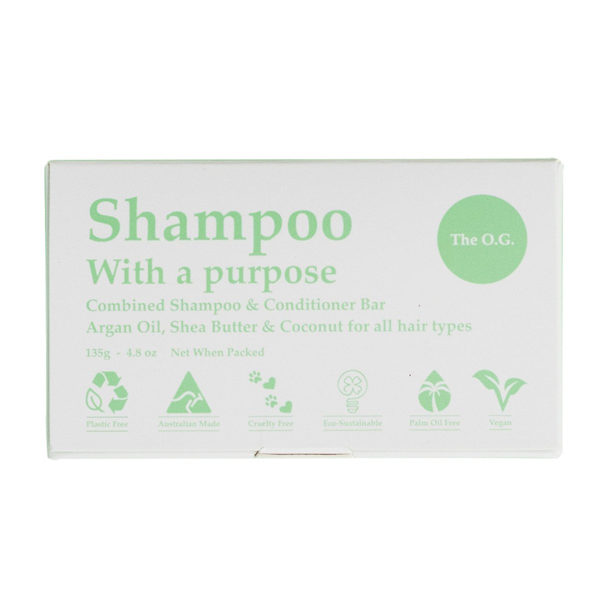 Clover Fields Shampoo With A Purpose Bar (Shampoo & Conditioner) The O.G 125g