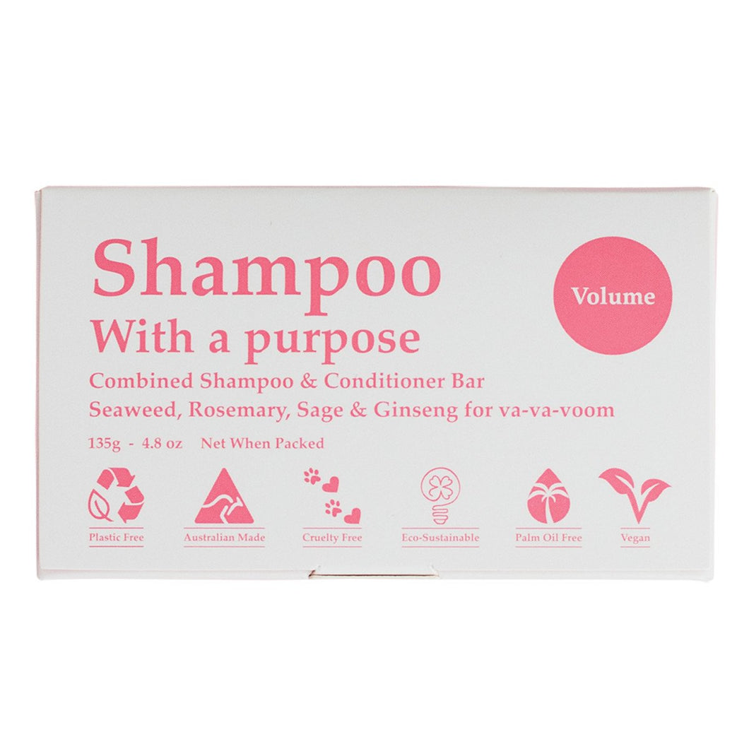 Clover Fields Shampoo With A Purpose Bar (Shampoo & Conditioner) Volume 135g