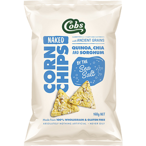 Cobs Naked Chips By The Sea Salt 168g