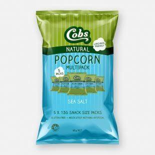 Cobs Popcorn Multipack Sea Salt 5 x 13g (1 Carton x 10)