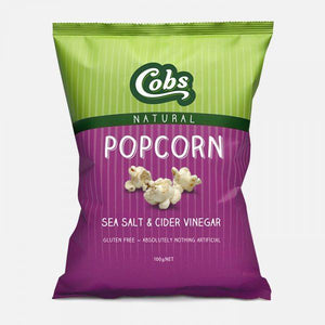 Cobs Popcorn Natural Salt & Vinegar 90g (1 Carton x 12)