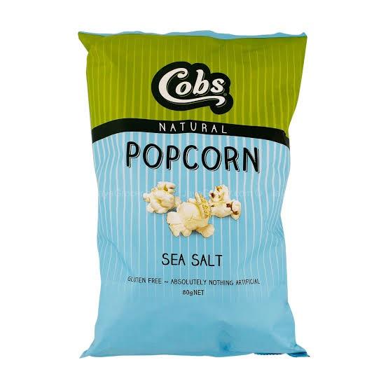 Cobs Popcorn Natural Sea Salt 80g (1 Carton x 12)