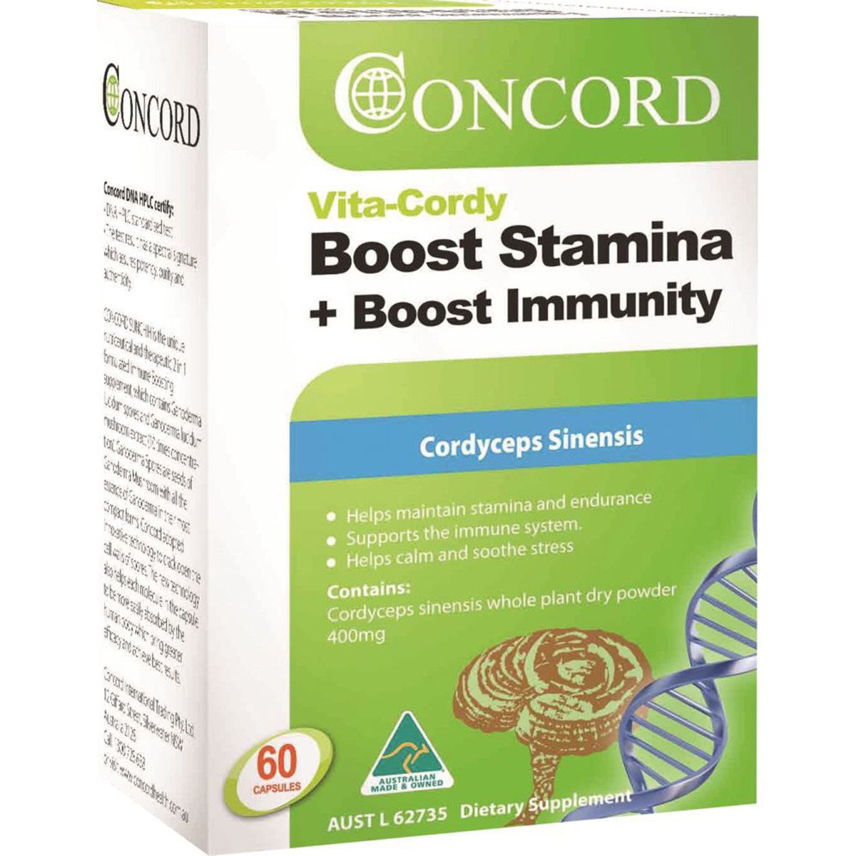 Concord Vita-Cordy Boost Stamina + Immunity 60 Capsules