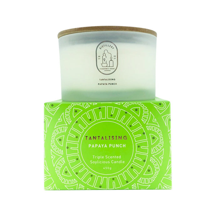 Distillery Fragrance House Soy Candle Tantalising (Papaya Punch) 450g