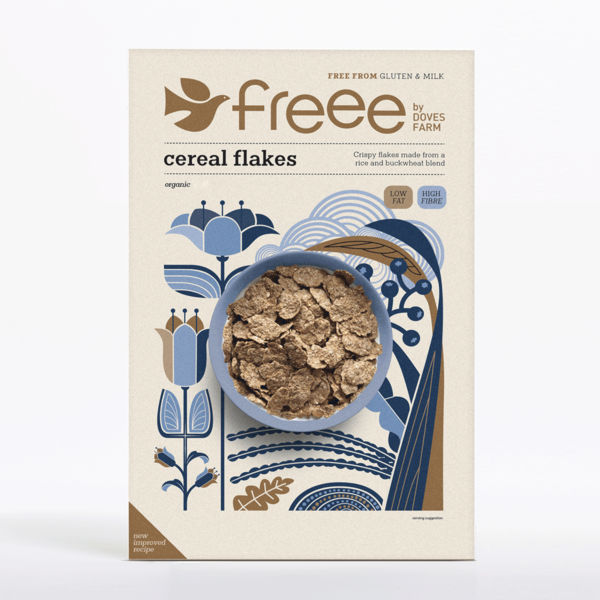 Doves Farm Cereal Flakes Org GF 375g