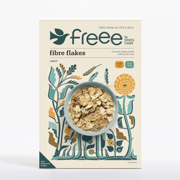 Doves Farm Fibre Flakes OrgGF 375g
