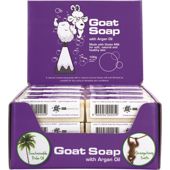 Dpp Goat Soap Argan Oil 100gx24 Display
