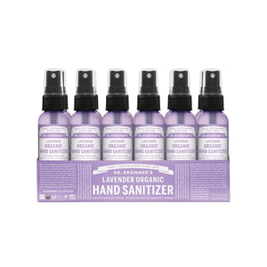 Dr.Bronner'S Organic Hand Sanitizer Lavender 59mlx12 Pack