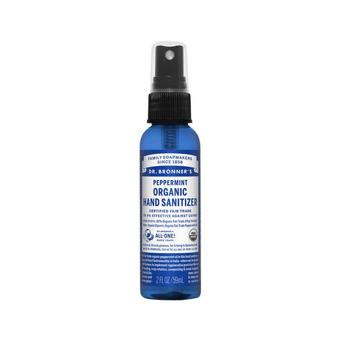 Dr.Bronner'S Organic Hand Sanitizer Peppermint 59ml