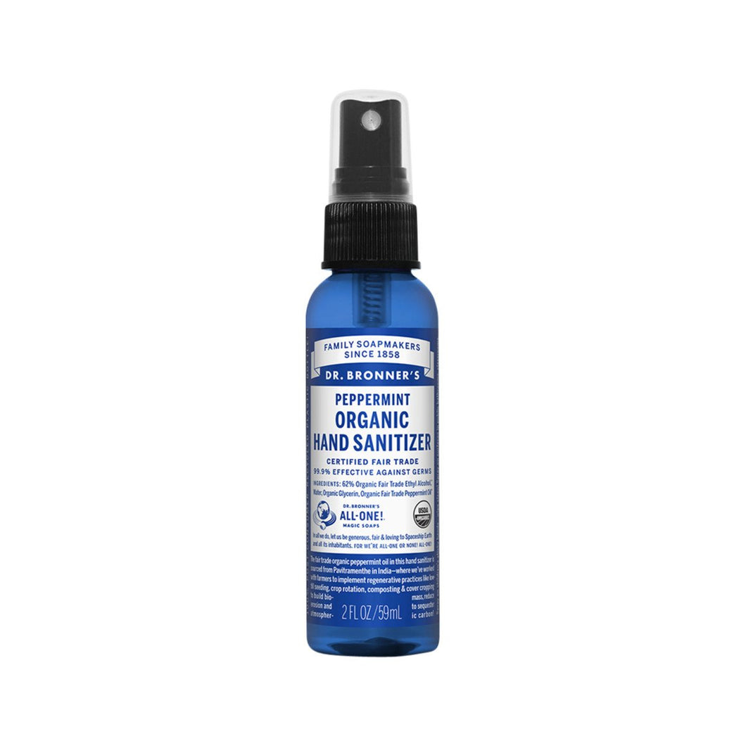 Dr.Bronner'S Organic Hand Sanitizer Peppermint 59ml