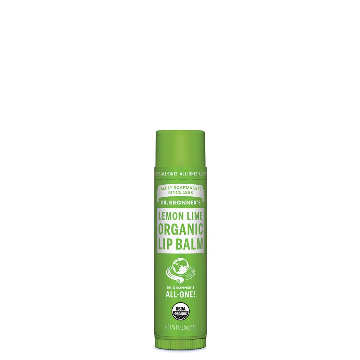 Dr.Bronner'S Organic Lip Balm Lemon Lime 4g
