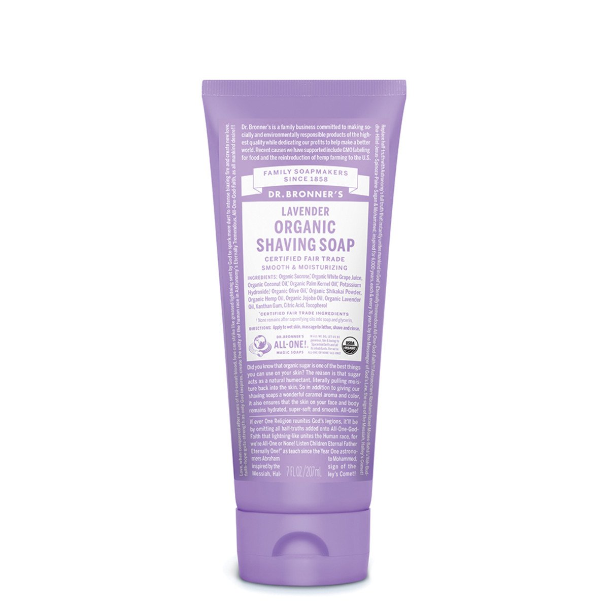 Dr.Bronner'S Organic Shaving Soap Lavender 207ml