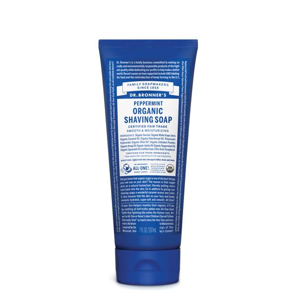 Dr.Bronner'S Organic Shaving Soap Peppermint 207ml