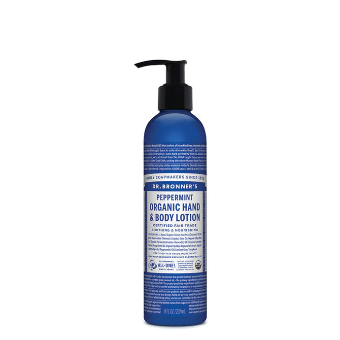 Dr.Bronner'S Organic Hand & Body Lotion Peppermint 237ml