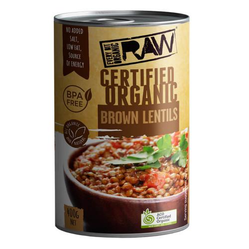 EBO Lentils Brown Organic 400g