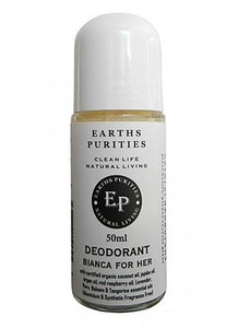 Earths Purities Ladies Bianca Rollon Deodorant 50g