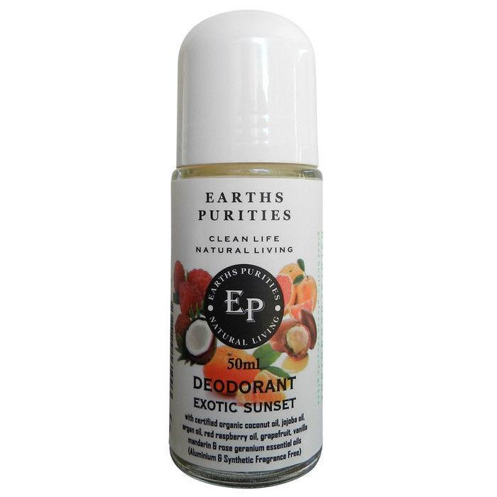 Earths Purities Ladies Exotic Sunset Deodorant 50g