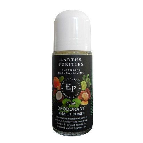 Earths Purities Mens Amalfi Rollon Deodorant 50g