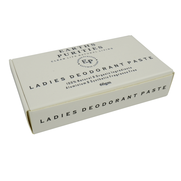 Earths Purities Paste Deodorant Ladies 60g