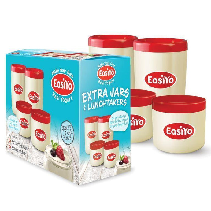 EasiYo 2 Jars & 2 Lunchtakers 250g