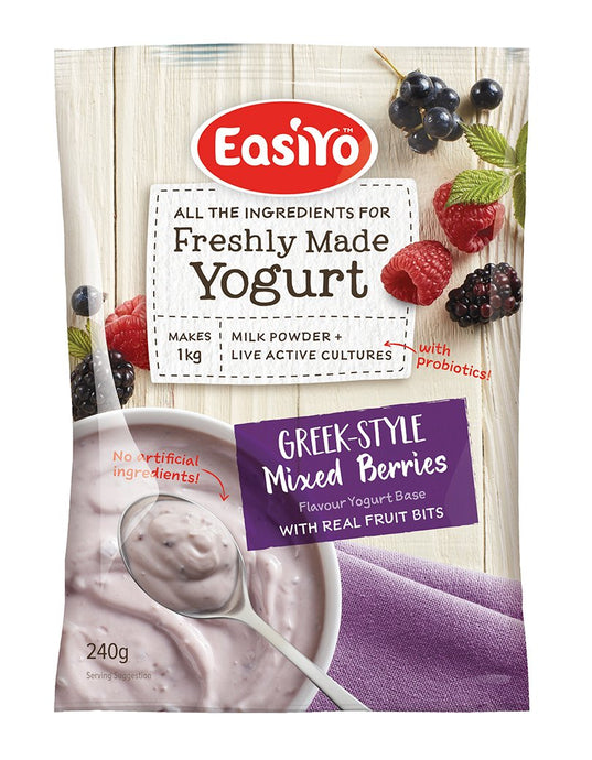 EasiYo Mixed Berries & Bits 240g