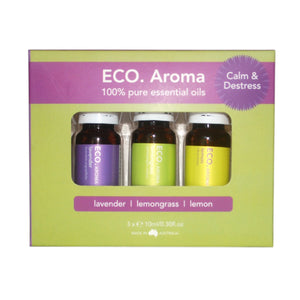 Eco Aroma Calm & Destress Trio Pack