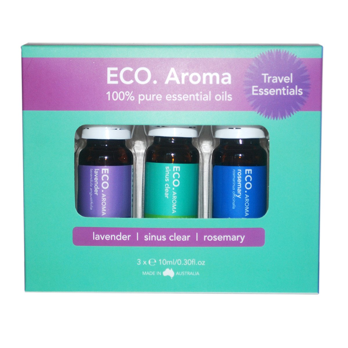 Eco Aroma Travel Essentials Trio Pack