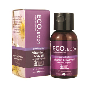 Eco Body Certified Organic Body Vitamin E Oil 55ml