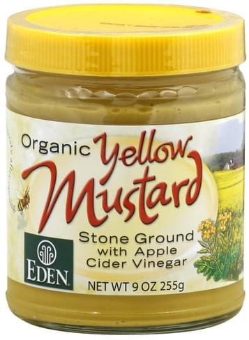 Eden Organics Yellow Mustard 255g