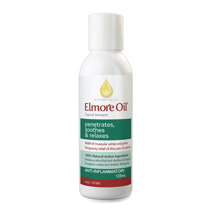 Elmore Oil Natural Relief Topical Liniment Anti-Inflammatory 125ml