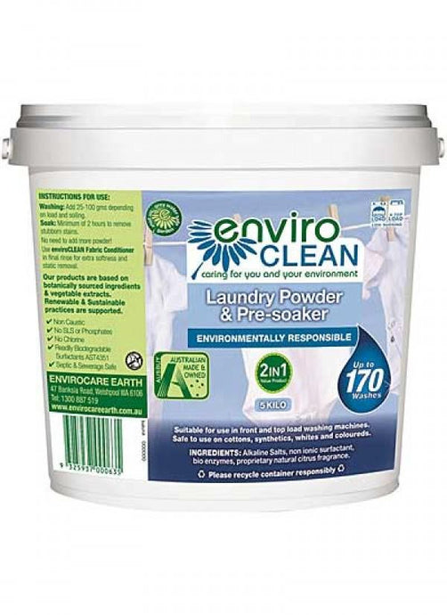 EnviroClean Laundry Powder Pre Soak 5kg