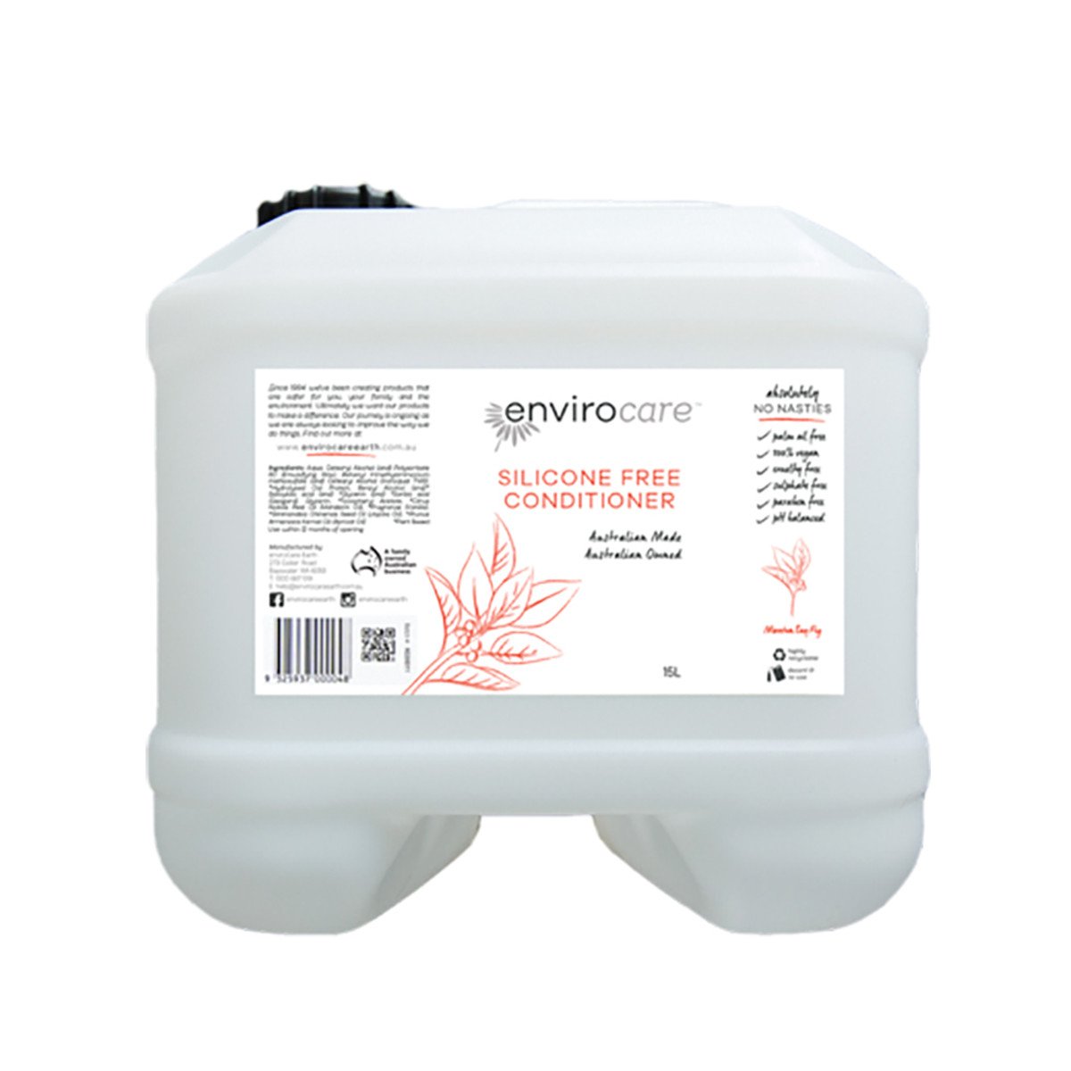 Envirocare Hair Conditioner Silicone Free 15L