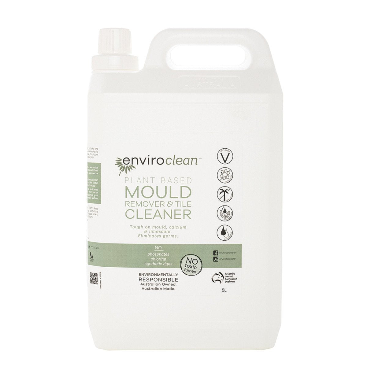 Enviroclean Plant Based Mould Remover & Tile Cleaner 5L