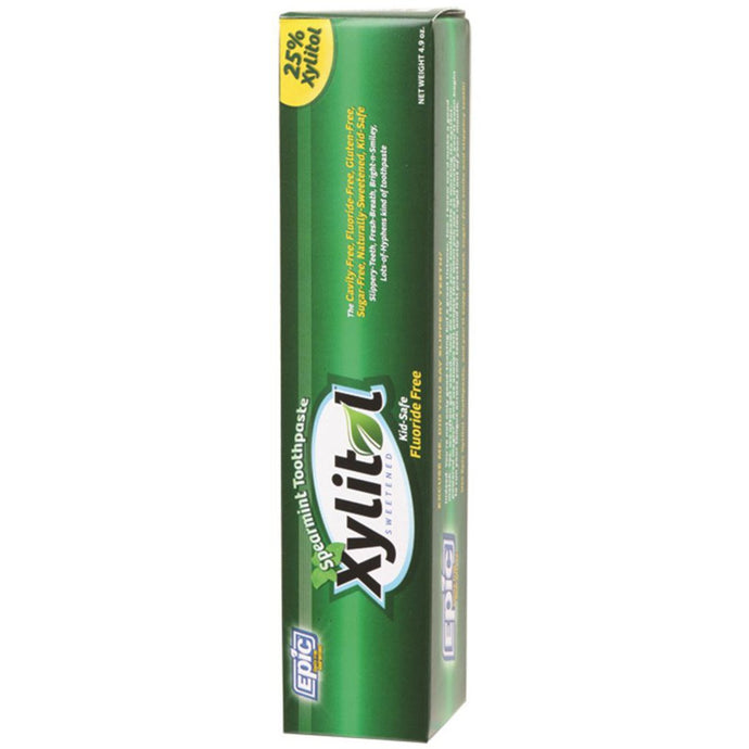 Epic xylitol Toothpaste Spearmint (Non Fluoride) 4.9Oz