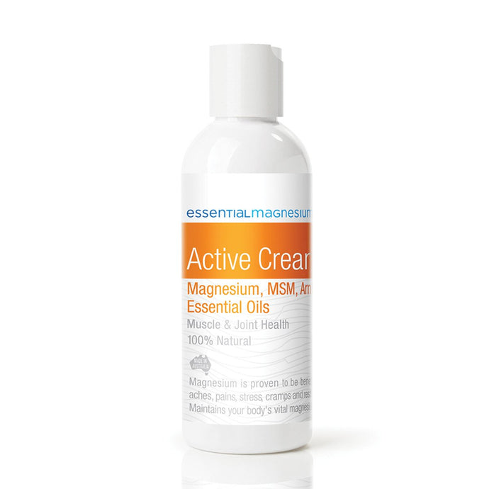 Essential Magnesium Magnesium Active Cream 125ml(Msm Arnica And Essential Oils)