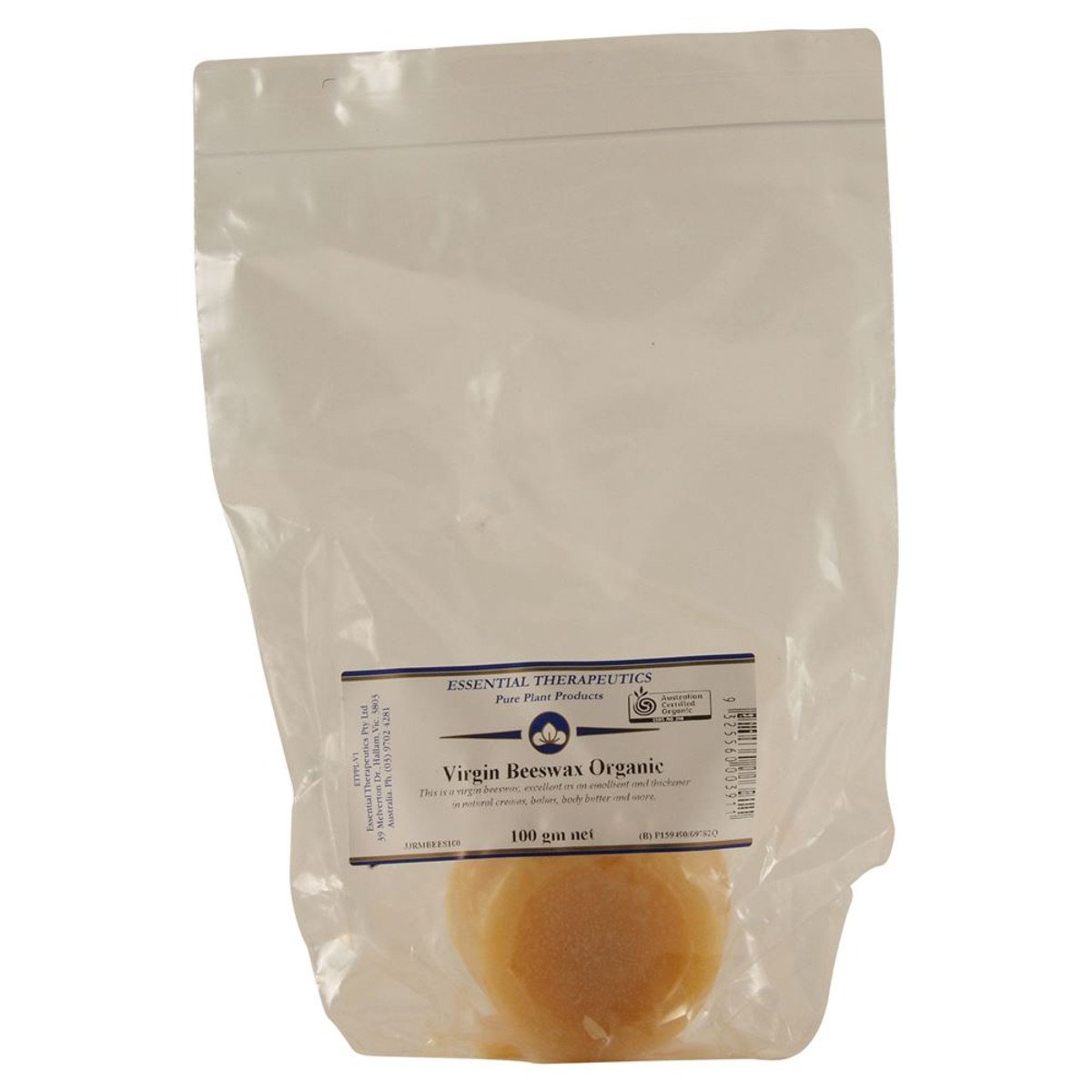 Essential Therapeutics Beeswax Organic Virgin 100g